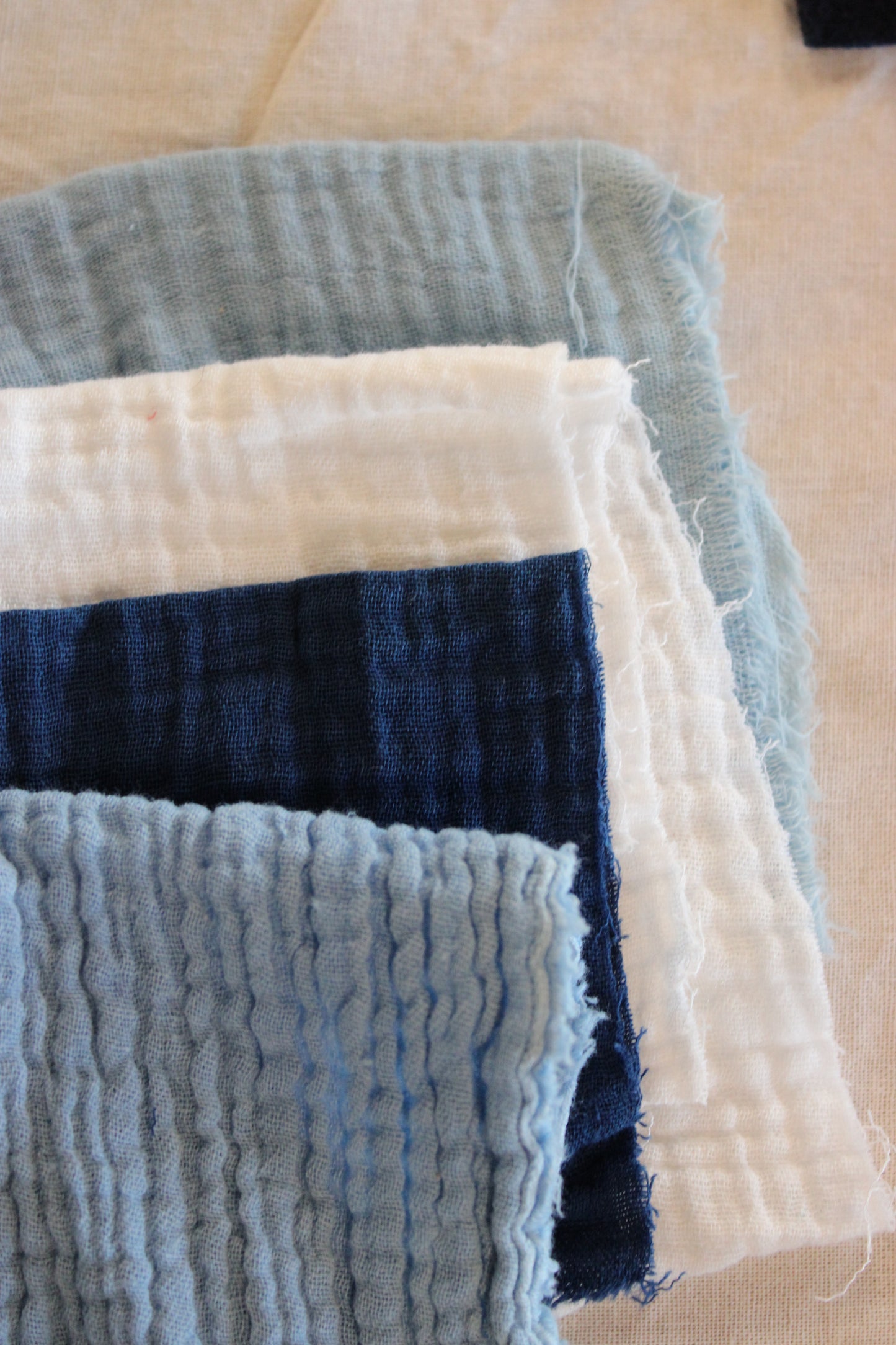 Atelier teinture à l'indigo